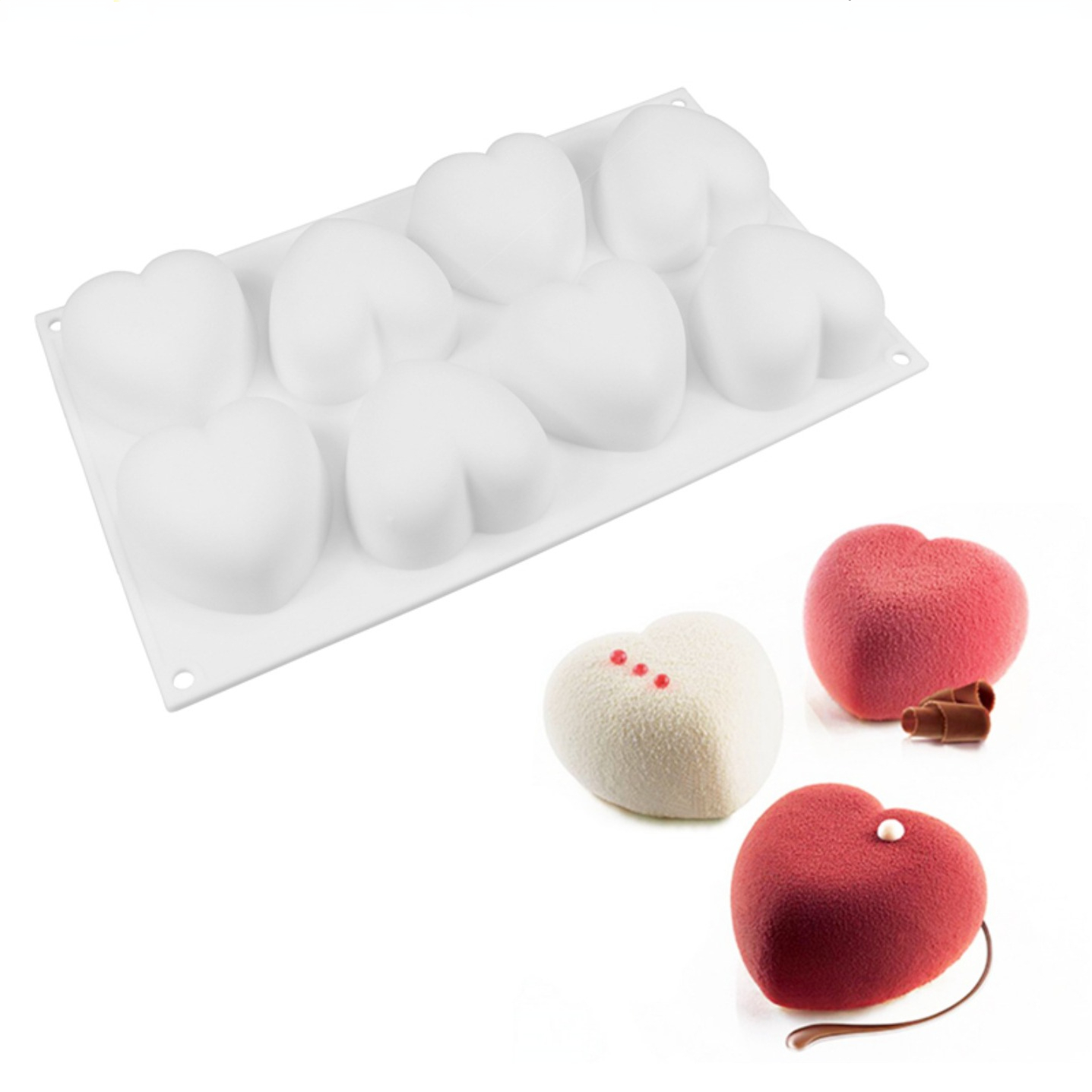 Soap Making Vendors - Miłość serce silikonowe formy do mydła
