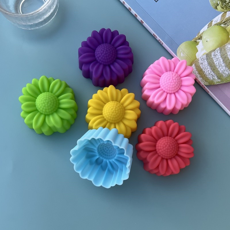 Soap Making Silicone Molds - Zestaw 6 sztuk: silikonowe formy z