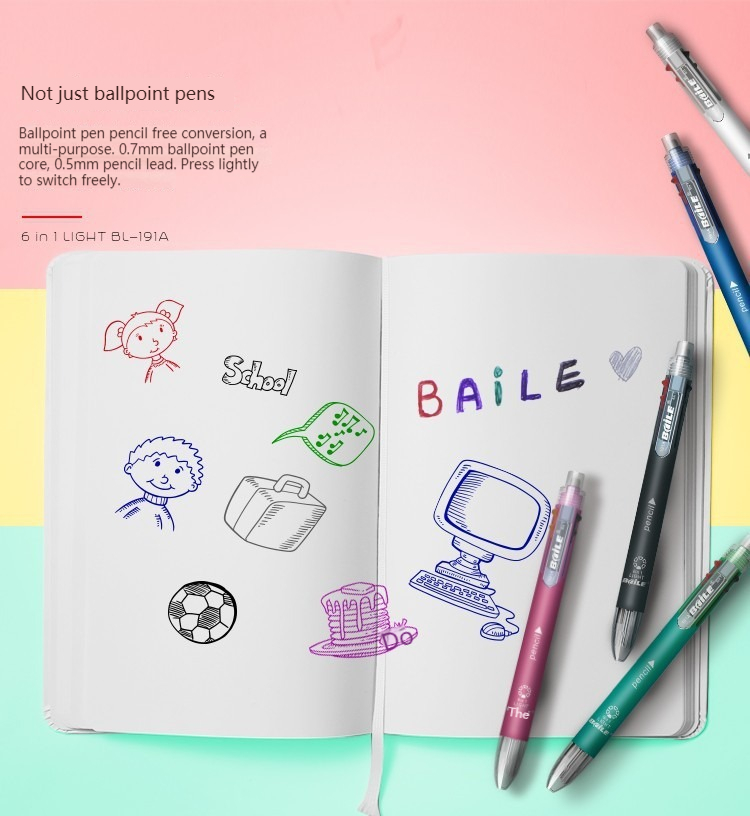 6 w 1 wielokolorowy długopis d – Staedtler Pencil Lumocolor recenzja i cena