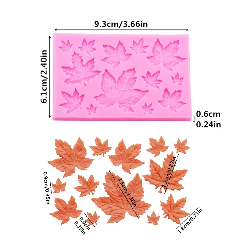 Zestaw silikonowych form liści – Soap Making Silicone Molds recenzja i cena