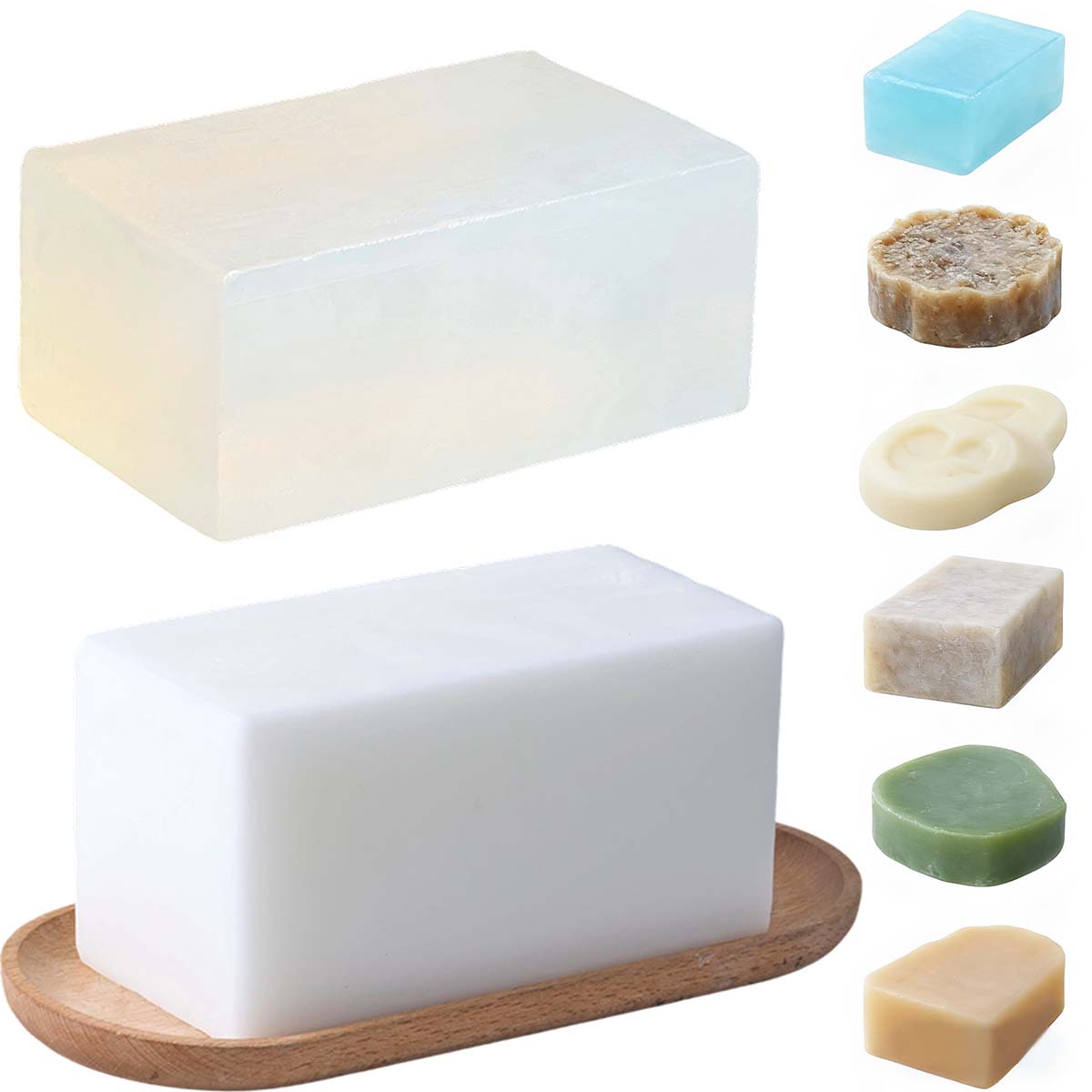 1000g Przezroczysta biała baza – Soap Making Glycerin recenzja i cena