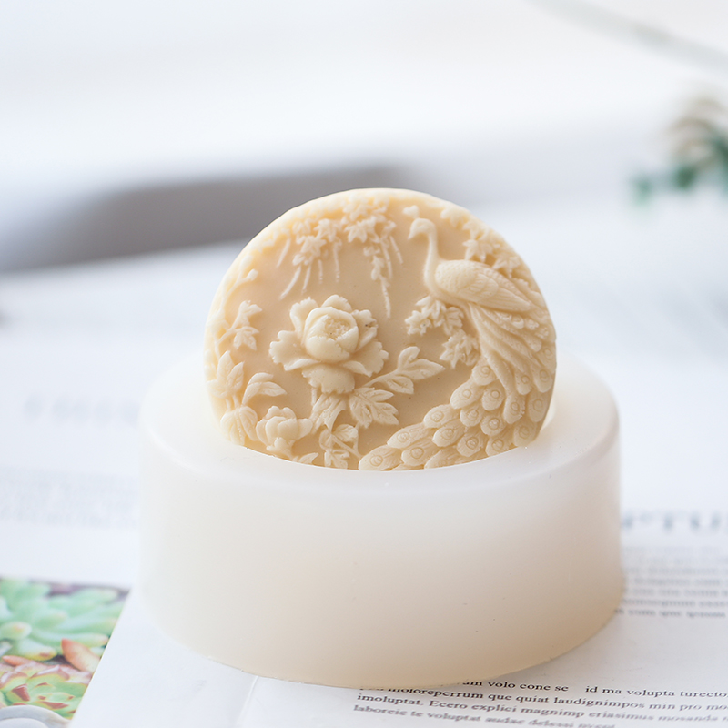 Kwiat pawia wzór silikonowe fo – Soap Making Lye recenzja i cena
